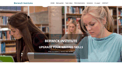 Desktop Screenshot of berwickinstitute.org